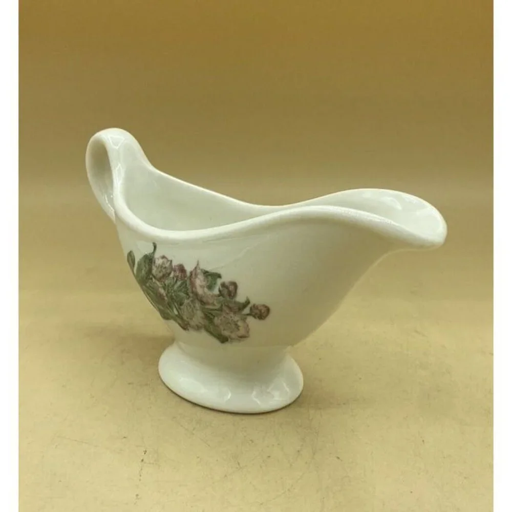 Lamberton Scammell China Gravy Flowers Railroad Dogwood Vintage - Picture 9 of 12